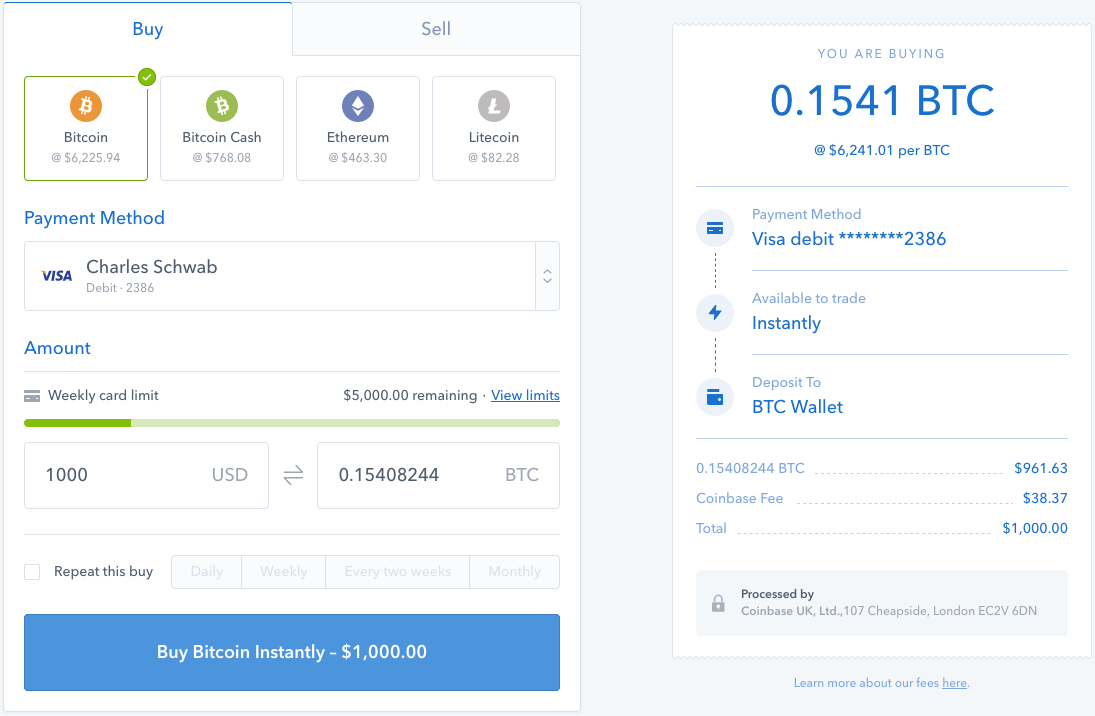 How to Buy & Send Bitcoin on Coinbase
